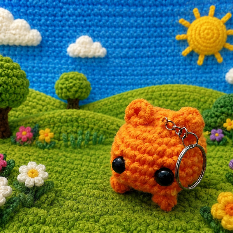 Crochi llavero amigurumi hecho a mano