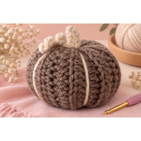 Χειροποίητη Πλεκτή Κολοκύθα Crochet | Lanita.es